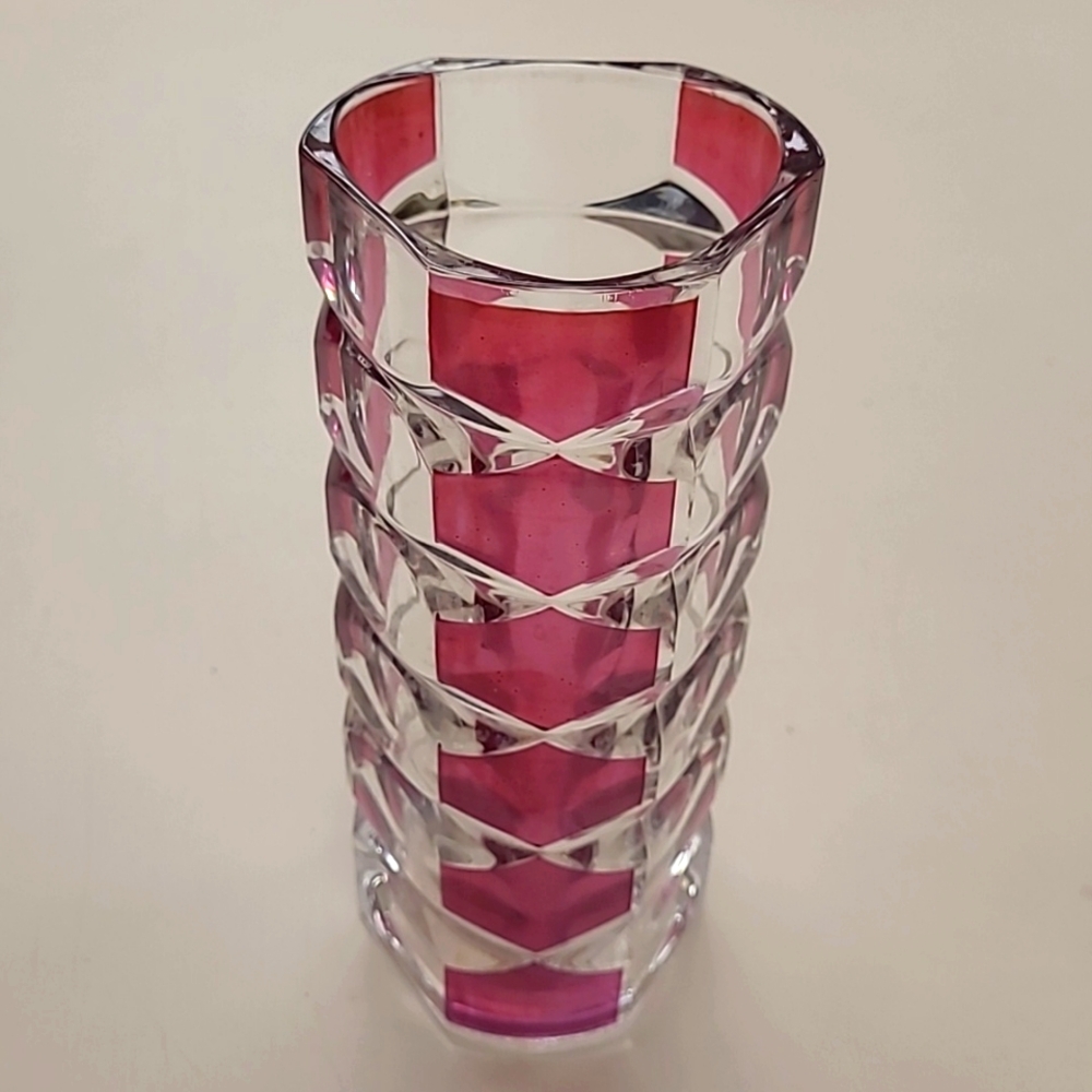Vintage French Glass Vase